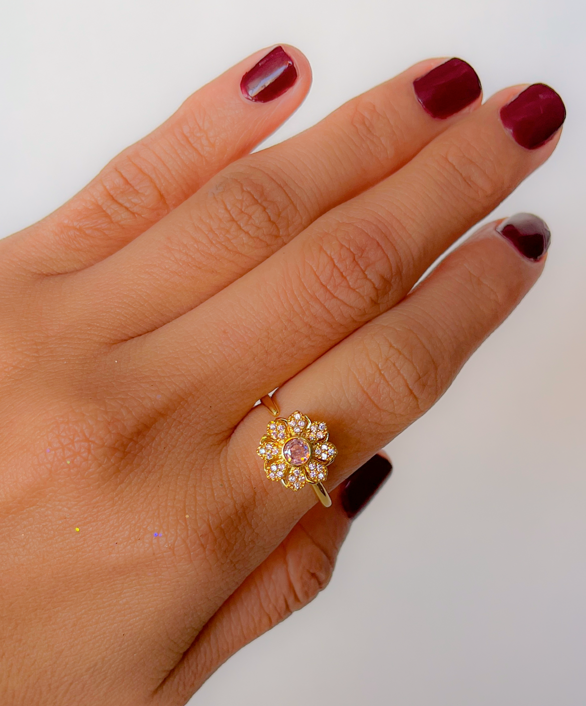 Anillo Antiestrés Flor