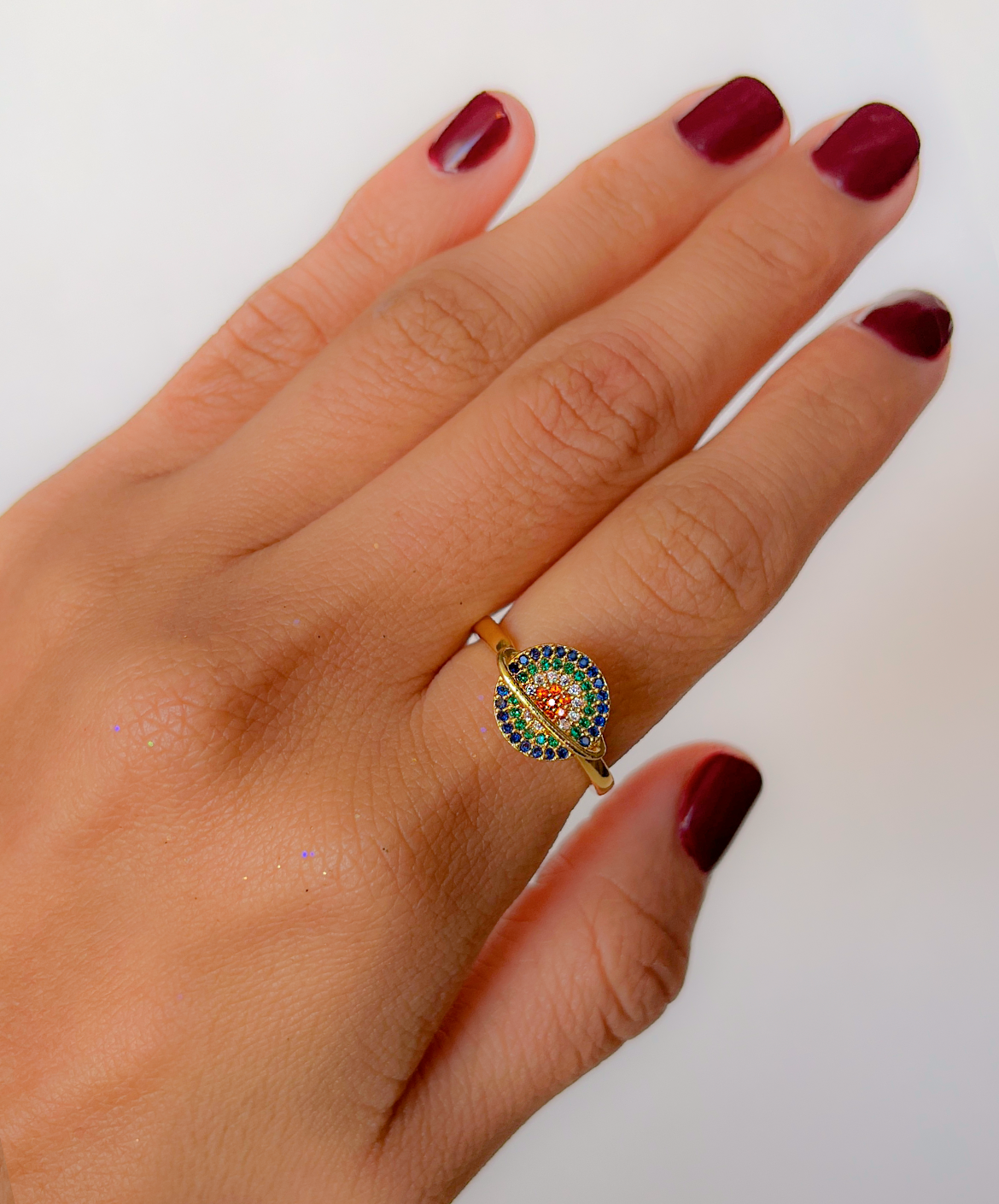 Anillo Antiestrés Saturno