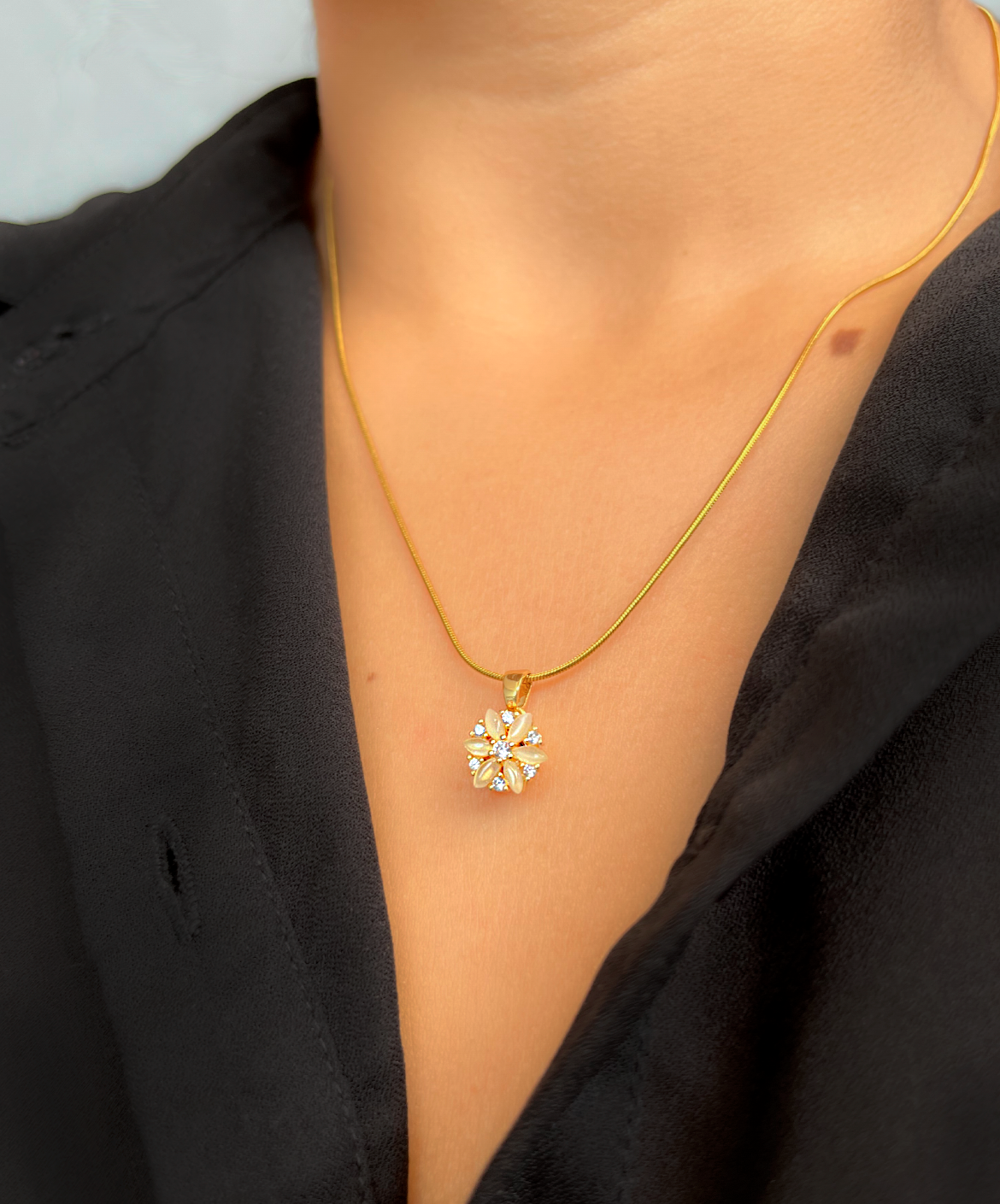Collar Antiestrés Flor de Durazno