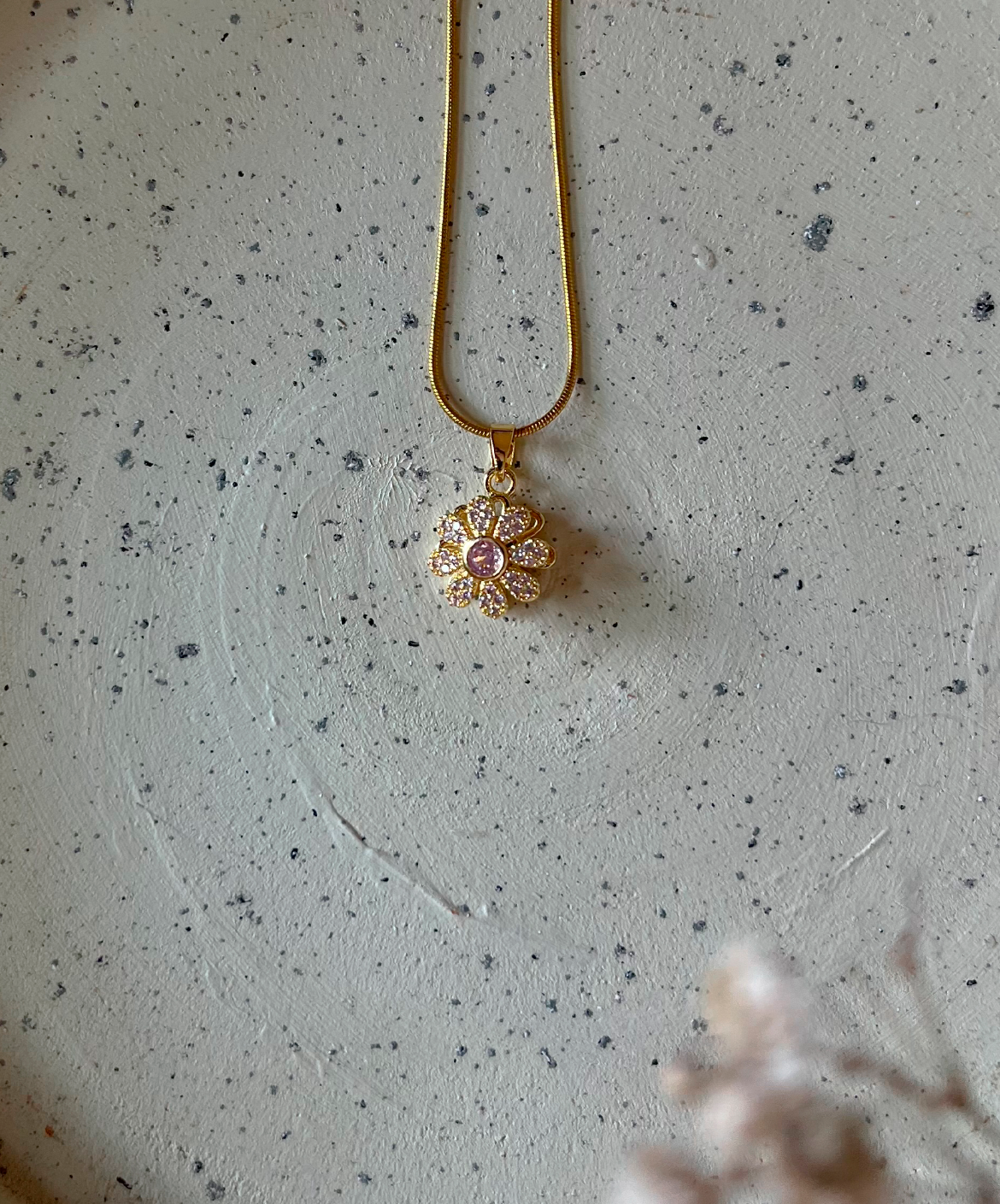 Collar Antiestrés Flor