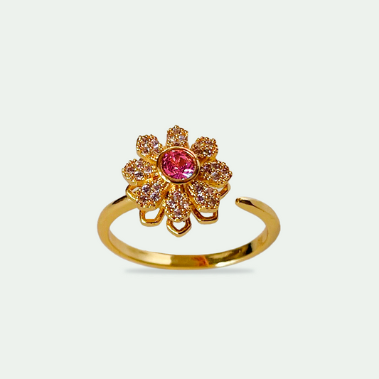 Anillo Antiestrés Flor