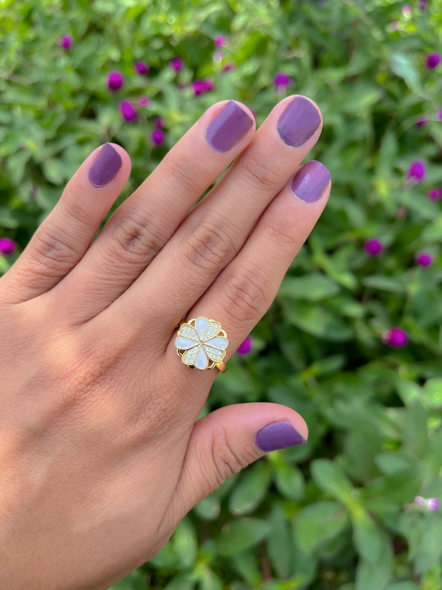 Anillo Antiestrés Trébol